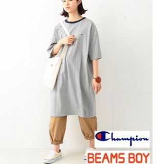 ビームスボーイ(BEAMS BOY)のChampion×BEAMS BOY 別注クレイジーワンピース(ひざ丈ワンピース)