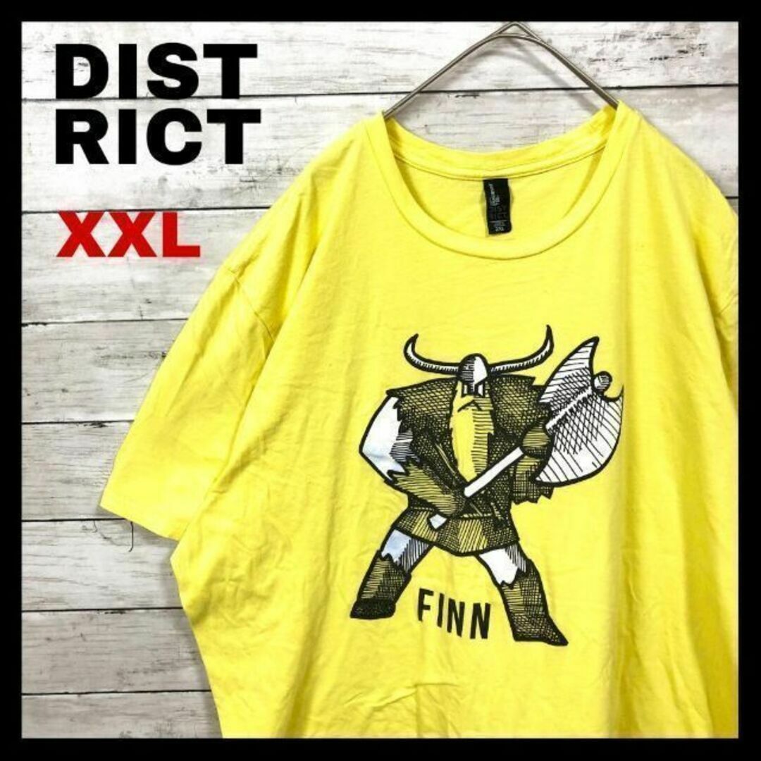 District(ディストリクト)のe67 US古着　DIST RICT　Tシャツ　URBANARTIFACTフィン メンズのトップス(Tシャツ/カットソー(半袖/袖なし))の商品写真