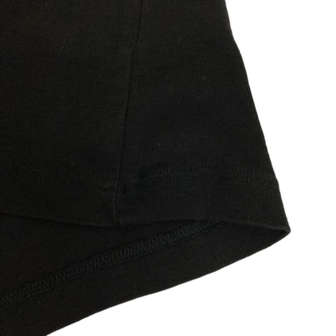 HUGO BOSS(ヒューゴボス)のヒューゴボス Tシャツ クルーネック コットン ラインストーン 半袖 S 黒 メンズのトップス(Tシャツ/カットソー(半袖/袖なし))の商品写真