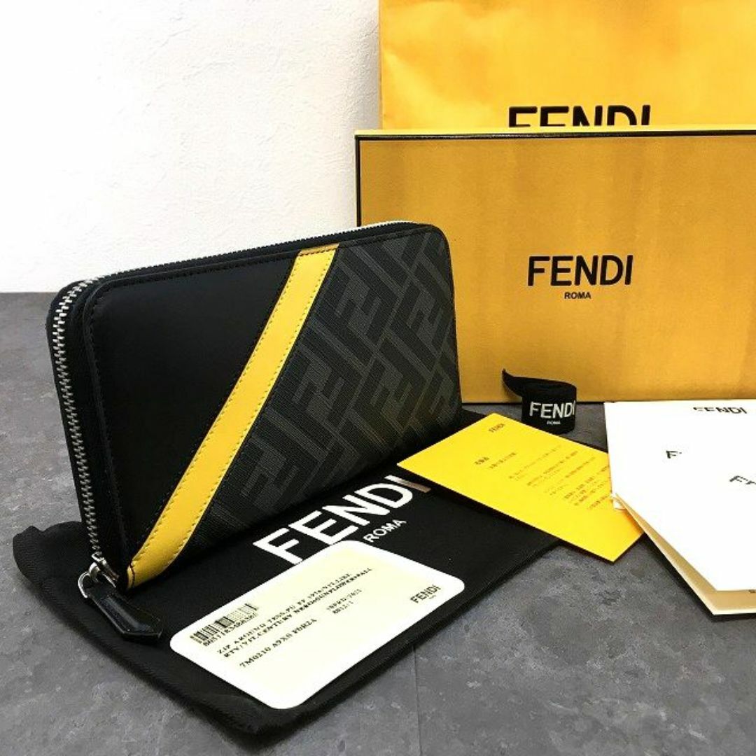 FENDI(フェンディ)の未使用品 FENDI ジップウォレット 7M0210 433 メンズのファッション小物(長財布)の商品写真