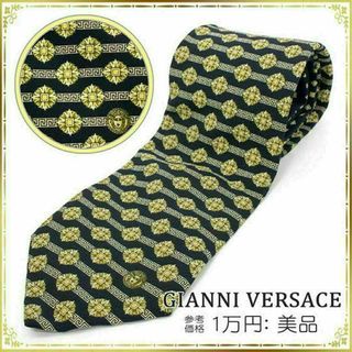 ジャンニヴェルサーチ(Gianni Versace)の【全額返金保証・送料無料】ジャンニヴェルサーチのネクタイ・正規品・美品・小紋総柄(ネクタイ)