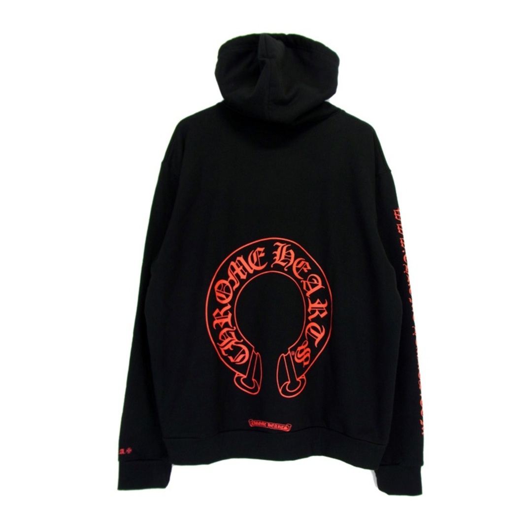 Chrome Hearts(クロムハーツ)のクロムハーツ CHROME HEARTS ■ 【 WWW.CHROMEHEARTS.COM HOODIE 】 オンライン 限定 ホースシュー バック プリント プルオーバー パーカー　n5317 メンズのトップス(パーカー)の商品写真