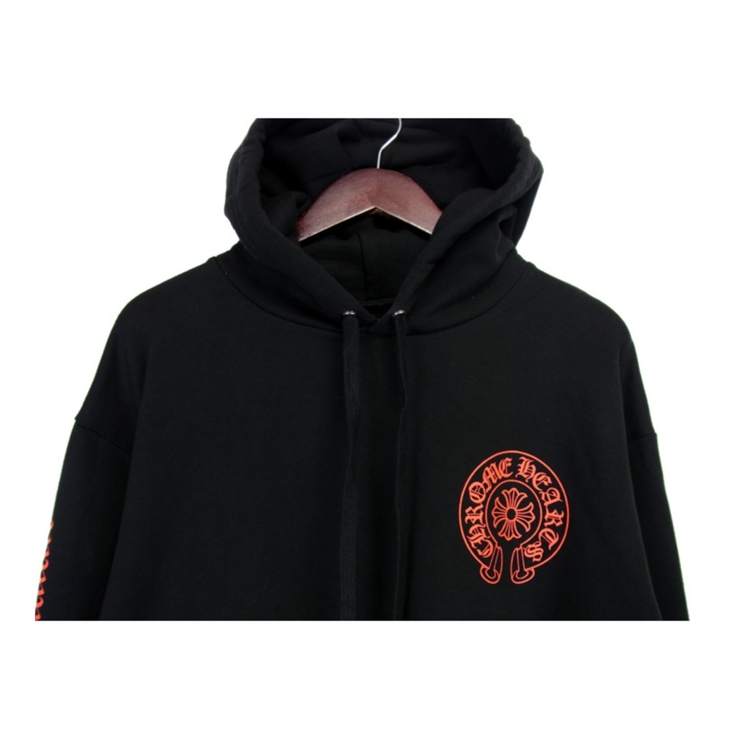 Chrome Hearts(クロムハーツ)のクロムハーツ CHROME HEARTS ■ 【 WWW.CHROMEHEARTS.COM HOODIE 】 オンライン 限定 ホースシュー バック プリント プルオーバー パーカー　n5317 メンズのトップス(パーカー)の商品写真