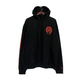 Chrome Hearts - クロムハーツ CHROME HEARTS ■ 【 WWW.CHROMEHEARTS.COM HOODIE 】 オンライン 限定 ホースシュー バック プリント プルオーバー パーカー　n5317