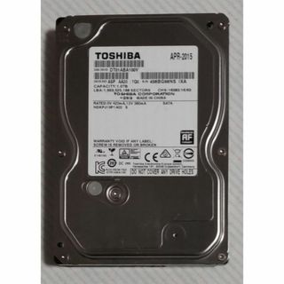 トウシバ(東芝)のDIGA 1TB増量修理交換用HDD DMR-BRT,BWT,BZT各品番用(ブルーレイレコーダー)