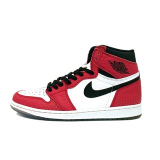 ナイキ(NIKE)のナイキ NIKE ■ 【 AIR JORDAN 1 RETRO HIGH OG SPIDER MAN Origin Story 555088 602 】 エア ジョーダン 1 レトロ ハイ スパイダーマン オリジン ストーリー スニーカー　h0427(スニーカー)