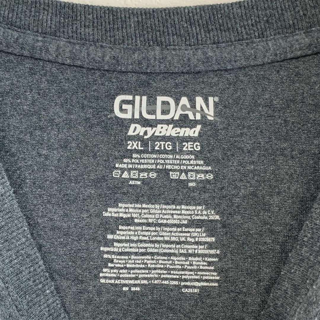 GILDAN半袖 プリントシャツ 2XLサイズ メンズのトップス(Tシャツ/カットソー(半袖/袖なし))の商品写真