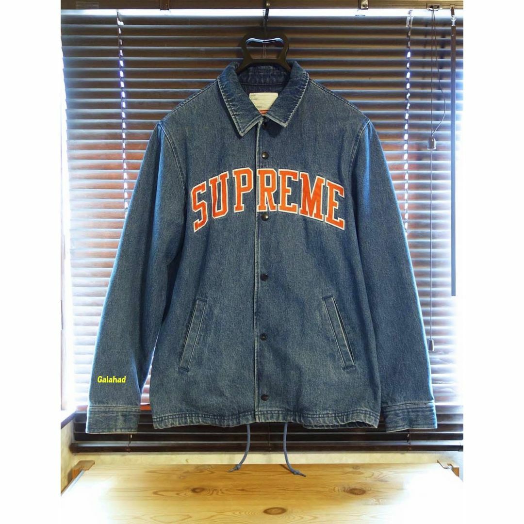 Supreme(シュプリーム)のSupreme 13AW Denim Coaches jacket 青 M メンズのジャケット/アウター(Gジャン/デニムジャケット)の商品写真