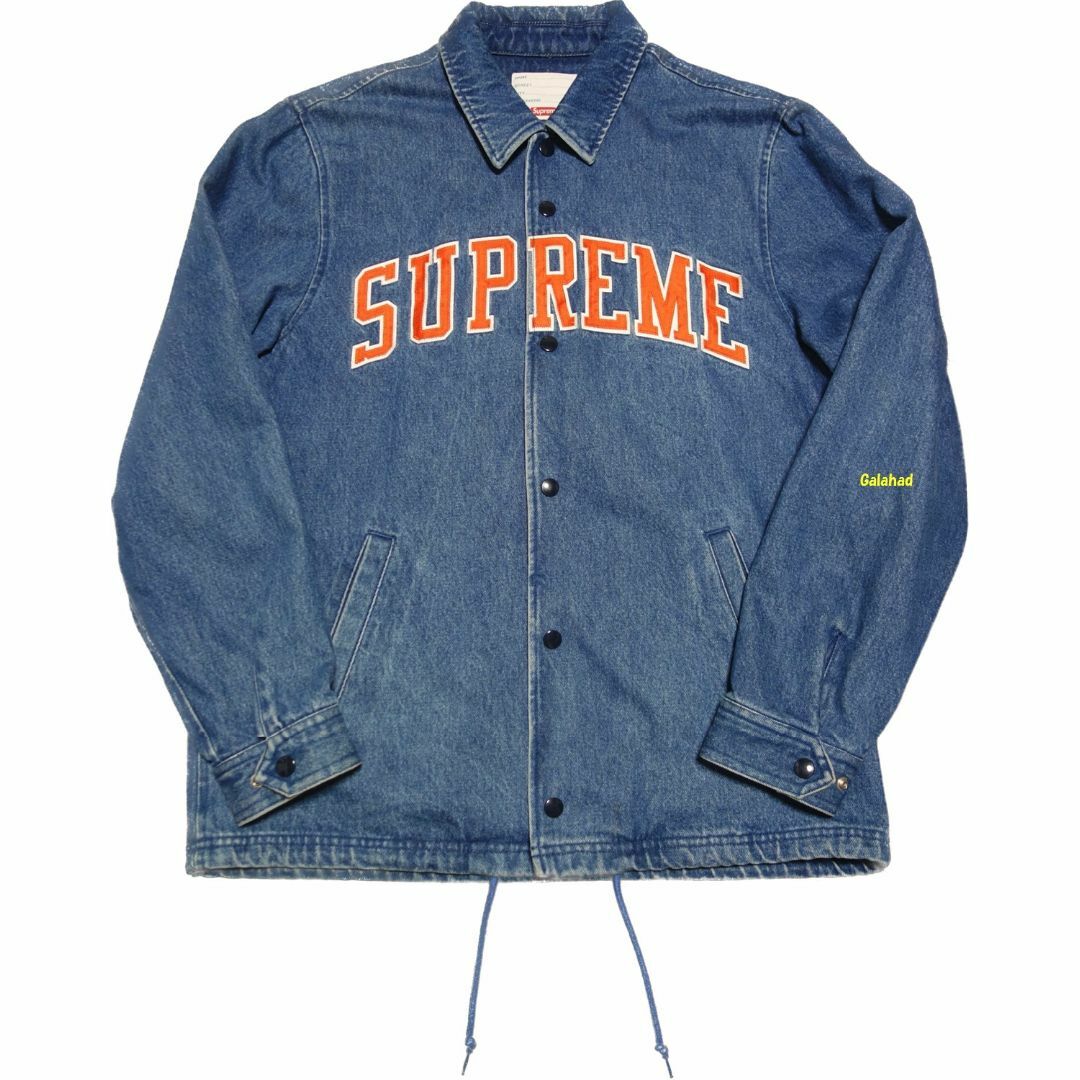 Supreme(シュプリーム)のSupreme 13AW Denim Coaches jacket 青 M メンズのジャケット/アウター(Gジャン/デニムジャケット)の商品写真