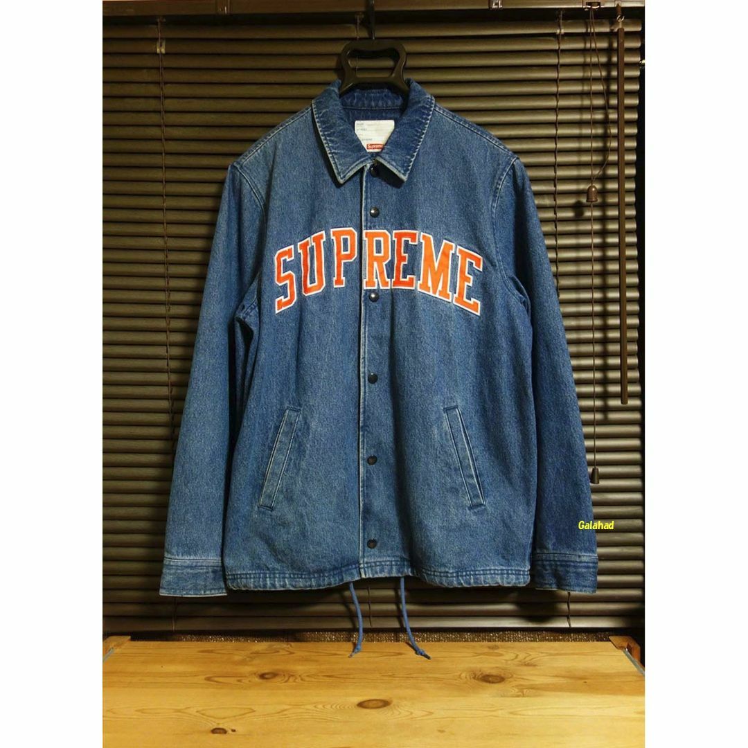 Supreme(シュプリーム)のSupreme 13AW Denim Coaches jacket 青 M メンズのジャケット/アウター(Gジャン/デニムジャケット)の商品写真