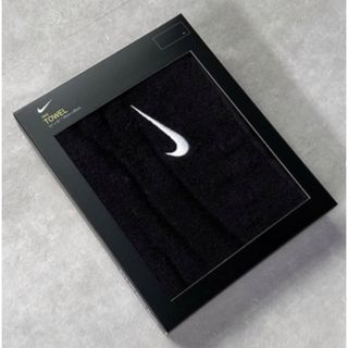 NIKE - ラス2【新品・未使用】ナイキ　ソリッドコアタオル　ミディアム　ブラック 