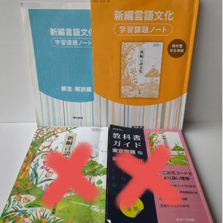 used☆東京書籍　新編言語文化　学習課題ノート(語学/参考書)