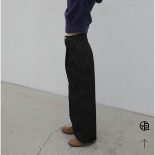 オオトロ(OHOTORO)のOHOTORO  curve tucked jeans(デニム/ジーンズ)