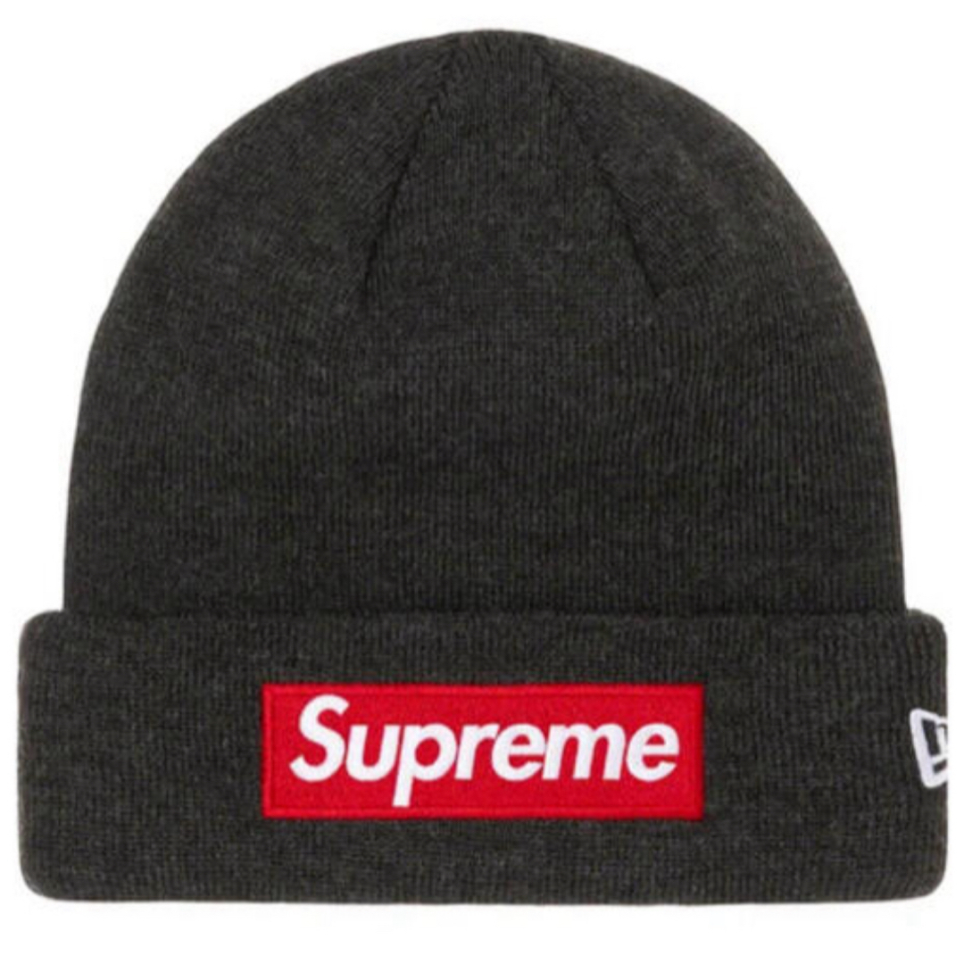 Supreme(シュプリーム)のSupreme New Era Box Logo Beanie Charcoal メンズの帽子(ニット帽/ビーニー)の商品写真