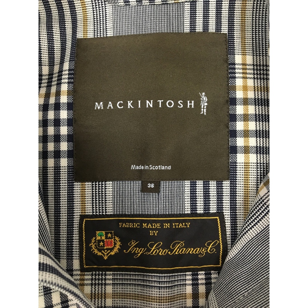 MACKINTOSH(マッキントッシュ)のMACKINTOSH マッキントッシュ チェック ステンカラーコート【3733-004】 メンズのジャケット/アウター(ステンカラーコート)の商品写真