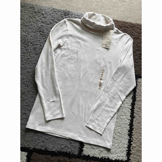 ムジルシリョウヒン(MUJI (無印良品))の無印良品　タートルネック長袖Tシャツ　XL(Tシャツ(長袖/七分))