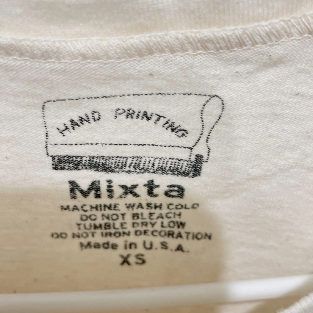 Mixta(ミクスタ)のMIXTA PORTER HOUSE フロッキープリントTシャツ レディースのトップス(Tシャツ(半袖/袖なし))の商品写真