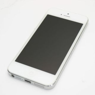 アップル(Apple)の超美品 au iPhone5 32GB ホワイト 白ロム M111(スマートフォン本体)