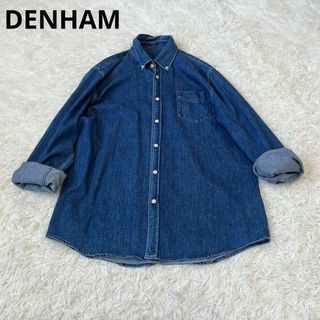 デンハム(DENHAM)のDENHAM デンハム　デニム　シャツ　CANDIANI イタリア製生地(シャツ)