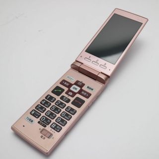 キョウセラ(京セラ)のau KYF36 かんたんケータイ ピンク 白ロム M111(携帯電話本体)