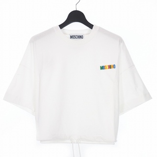 モスキーノ(MOSCHINO)のモスキーノ MOSCHINO 20SS 裾ドローストリング マルチ ロゴ (Tシャツ(半袖/袖なし))
