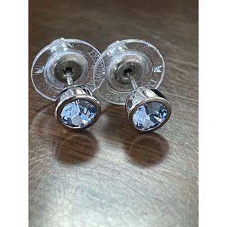 SWAROVSKI - スワロフスキー　ブルー石ピアス