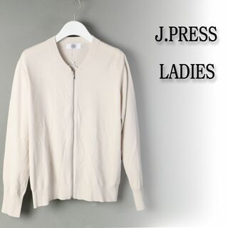 ジェイプレスレディス(J.PRESS LADIES)の094 新品 ジェイプレス レディース 新作 ニット ブルゾン M(カーディガン)