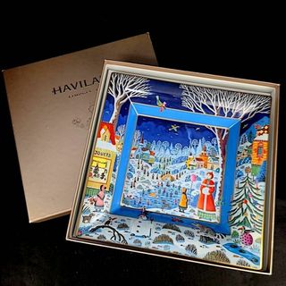 Haviland - △美品 ◆ アビランド　アラン・トーマス　限定250枚　スクエアプレート　箱つき