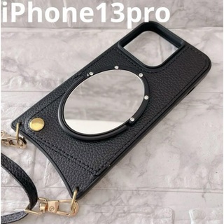 iPhone 13Pro スマホ ケース 【ブラック】 ワイヤレス充電対応(iPhoneケース)