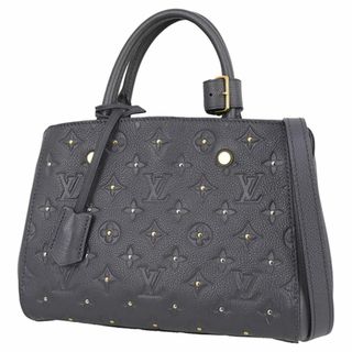 ルイヴィトン(LOUIS VUITTON)のルイヴィトンバッグ レディース ハンドバッグ ショルダーバッグ モンテーニュ BB グレー 美品 157-1-25a(ショルダーバッグ)