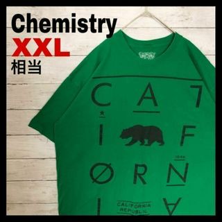 f66 US古着　半袖Tシャツ　CALIFORNIAREPUBLIC　国旗　クマ(Tシャツ/カットソー(半袖/袖なし))