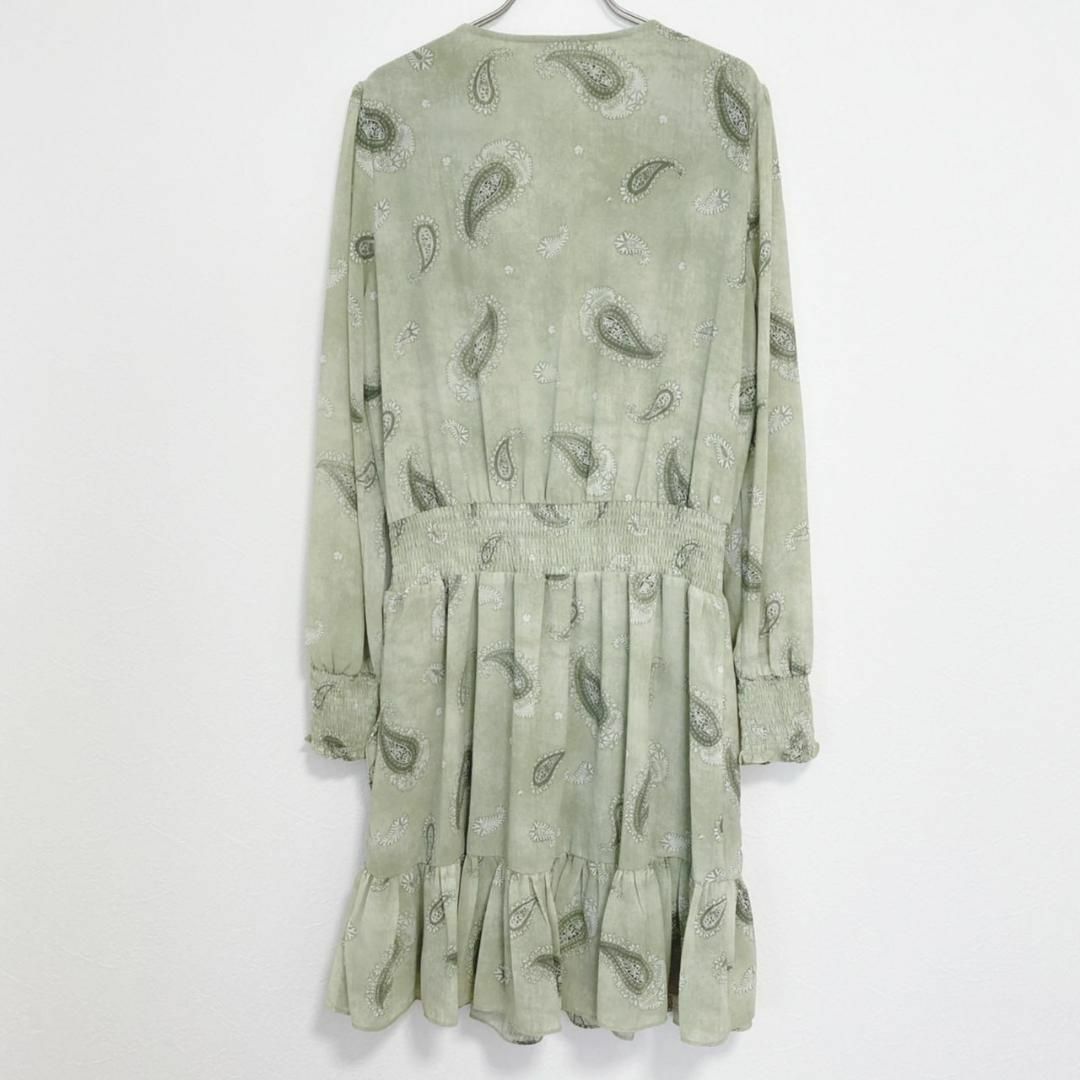 Michael Kors(マイケルコース)のRuffled Paisley Print Dress Michael Kors レディースのワンピース(ひざ丈ワンピース)の商品写真