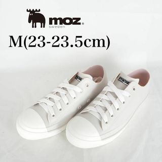 モズ(moz)のmoz*モズ*レインシューズ*スニーカー*23-23.5cm*ベージュM5864(レインブーツ/長靴)