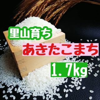 里山育ち　あきたこまち1.7kg(精米・令和5年産)(米/穀物)