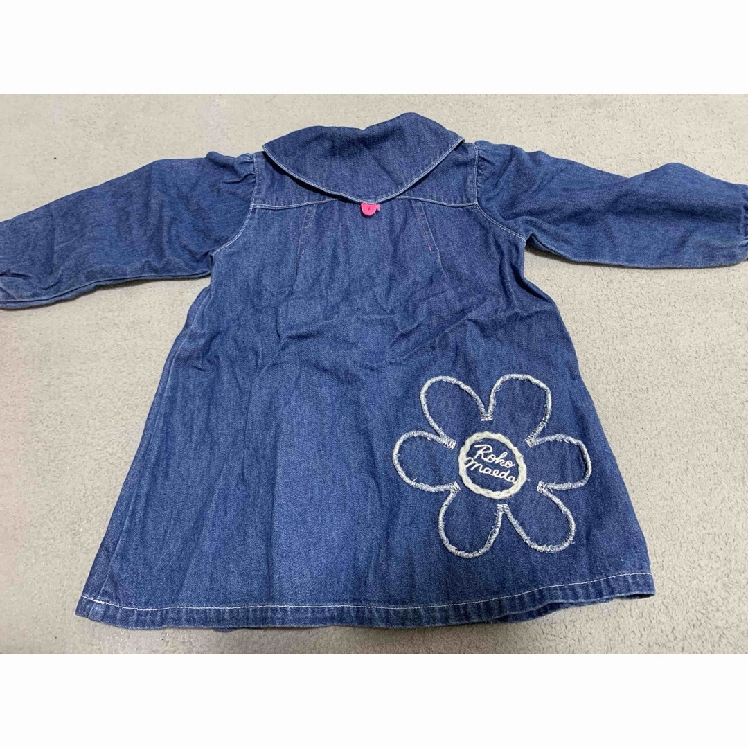 キッズ デニムワンピ  キッズ/ベビー/マタニティのキッズ服女の子用(90cm~)(ワンピース)の商品写真