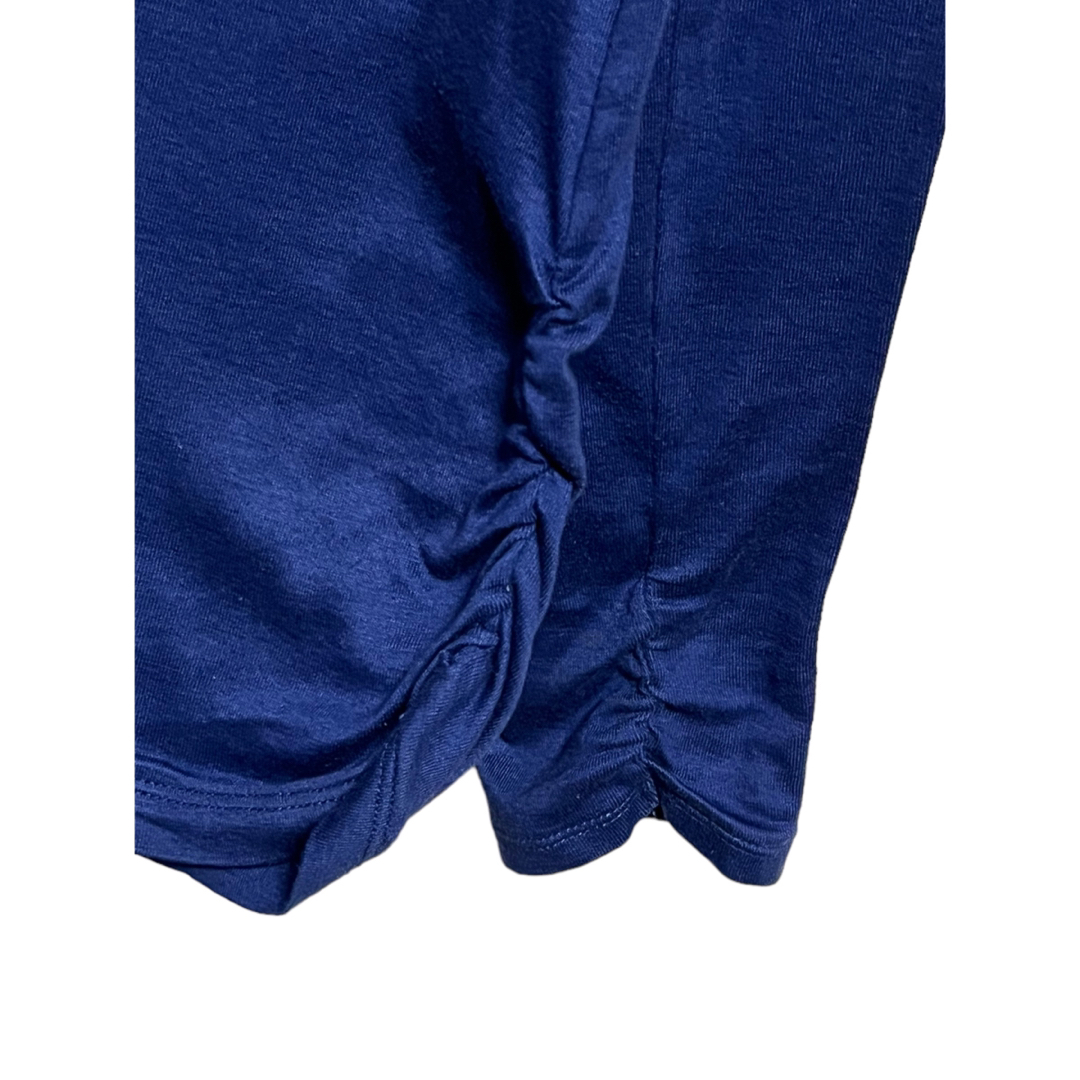 BURBERRY BLUE LABEL(バーバリーブルーレーベル)の匿名発送　美品　バーバリーブルーレーベル　金ボタンロゴプリントロングT 38 レディースのトップス(Tシャツ(長袖/七分))の商品写真