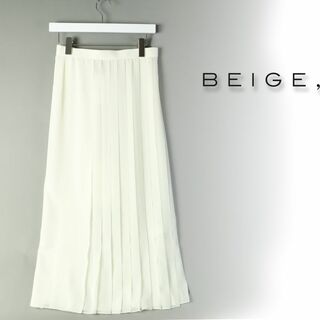 ベイジ(BEIGE,)の350 新品 BEIGE 新作 ベイジ PARM プリーツ スカート 2(ロングスカート)