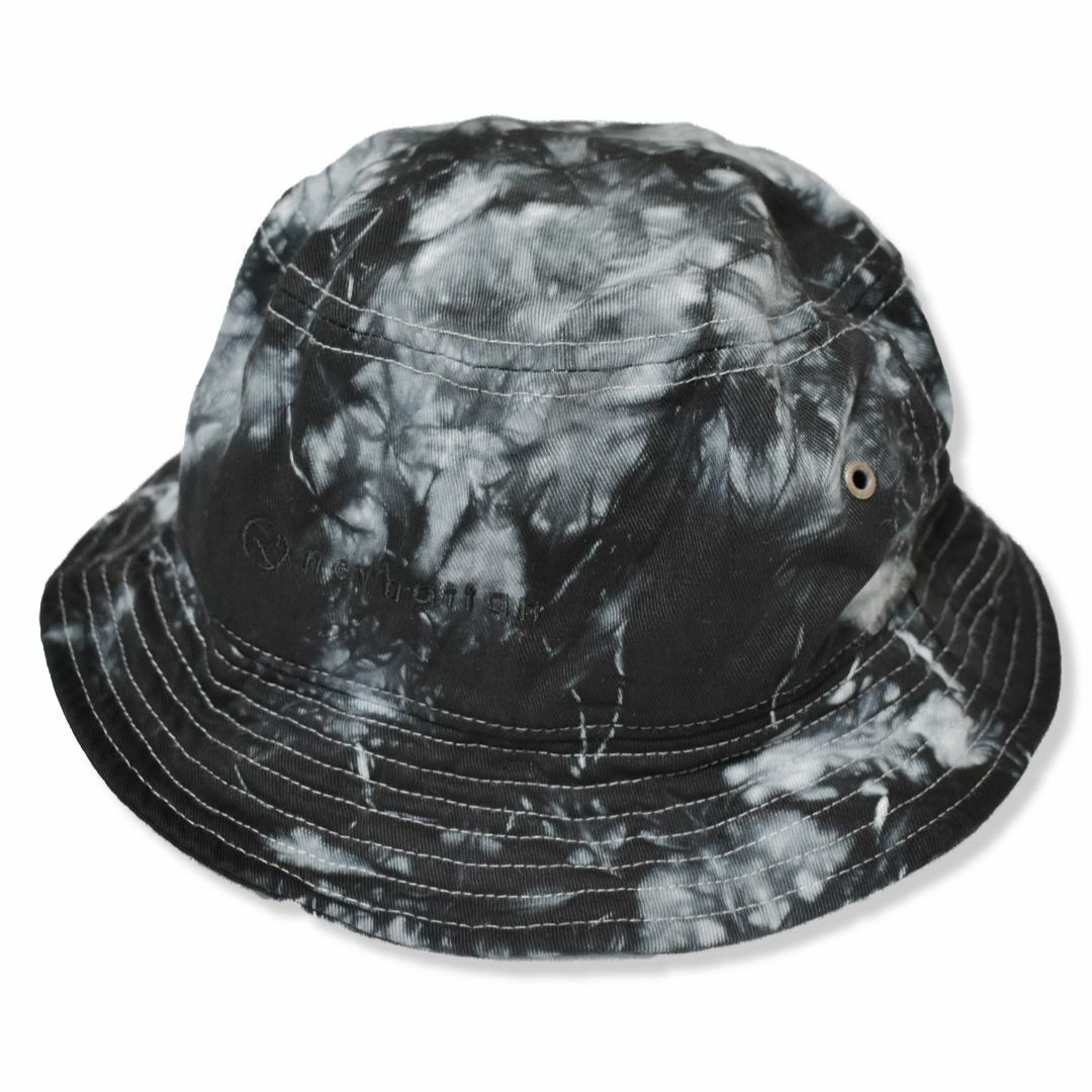 newhattan(ニューハッタン)のタイダイ染めバケットハット 古着屋　白黒　ストリート系　モード　メンズ　刺繍 メンズの帽子(ハット)の商品写真