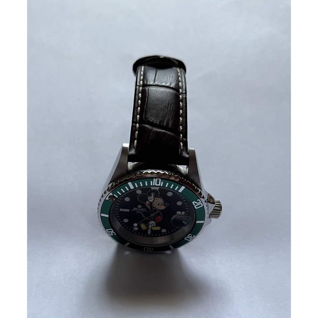 BEAMS(ビームス)のBEAMS　ミッキー　オーバーザストライプス メンズの時計(腕時計(アナログ))の商品写真