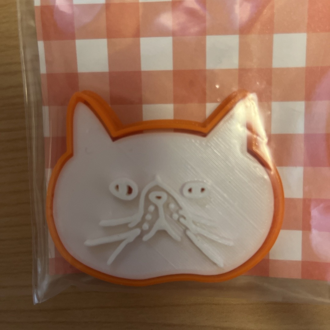 ねこ　クッキー型　2個セット インテリア/住まい/日用品のキッチン/食器(調理道具/製菓道具)の商品写真