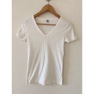 プチバトー(PETIT BATEAU)のプチバトー　Tシャツ　白　M 16ANS(Tシャツ(半袖/袖なし))