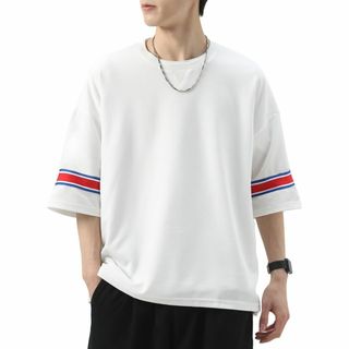 [VERAVANT] tシャツ メンズ 夏服 ティーシャツ メンズ 半袖 大きい(その他)