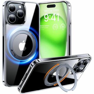 iPhone15ProMax ケース TORRAS 正規品 360度回転スタンド(iPhoneケース)