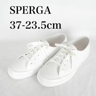 スペルガ(SUPERGA)のSPERGA*スペルガ*撥水スニーカー*23.5cm*白*M5880(スニーカー)