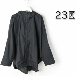 ニジュウサンク(23区)の329k新品 23区 ミズノ コラボ 撥水防風 プルオーバー ポンチョ 黒 38(ポンチョ)