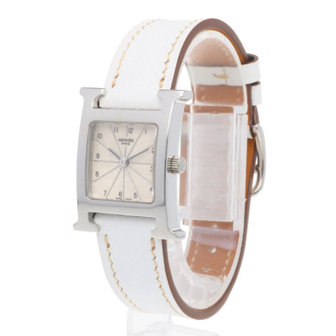 Hermes(エルメス)のエルメス Hウォッチ 腕時計 時計 ステンレススチール HH1.210 クオーツ レディース 1年保証 HERMES  中古 レディースのファッション小物(腕時計)の商品写真
