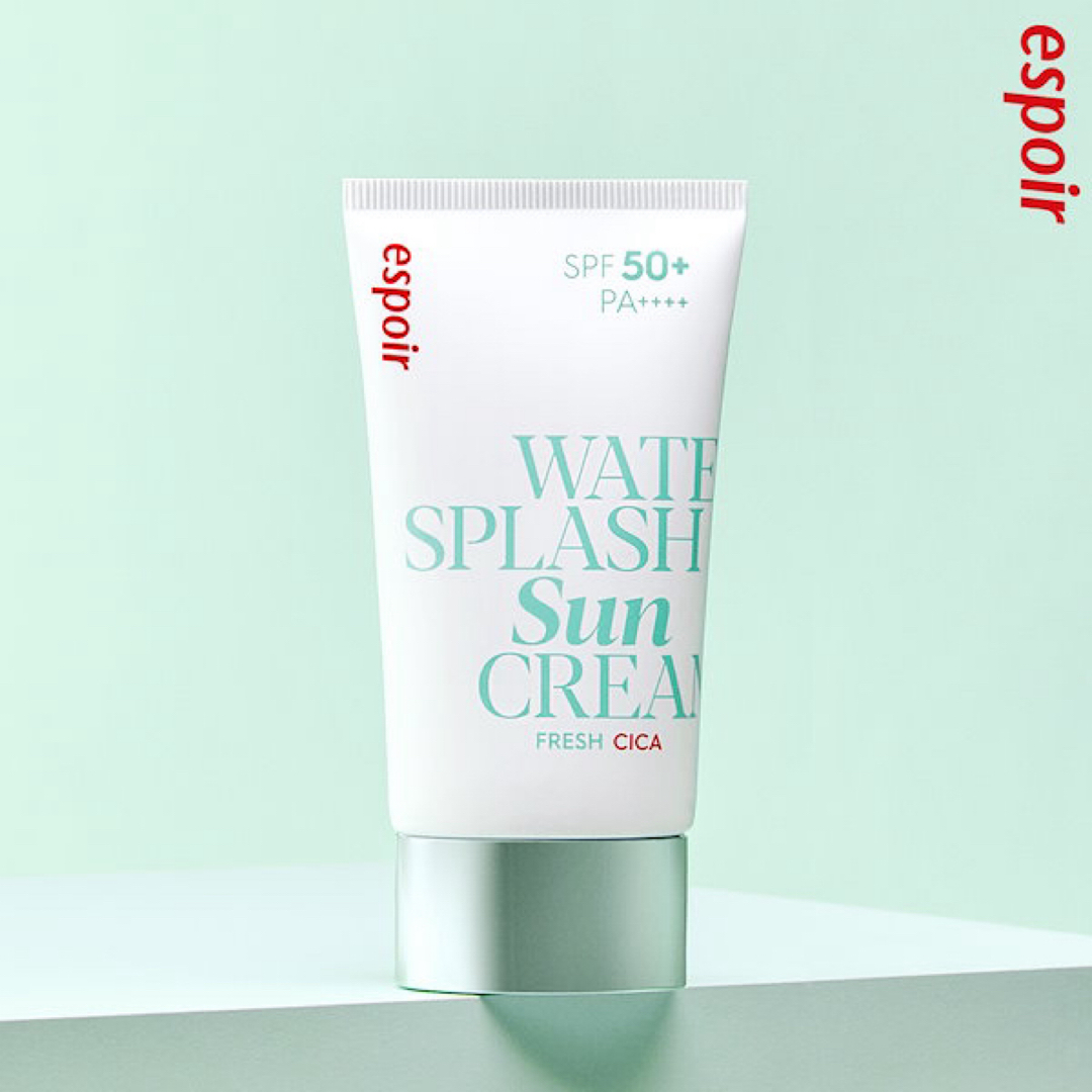 ESPOIR WATER SPLASH SUN CREAM FRESH CICA コスメ/美容のボディケア(日焼け止め/サンオイル)の商品写真