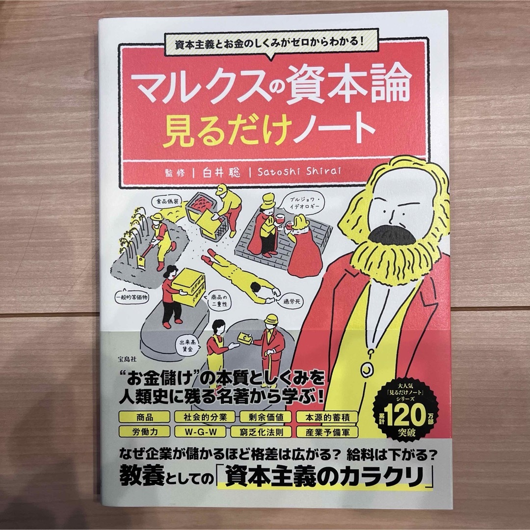 資本主義とお金のしくみがゼロからわかる！マルクスの資本論見るだけノート エンタメ/ホビーの本(ビジネス/経済)の商品写真