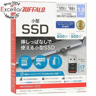 Buffalo - BUFFALO　PS5/PS4対応 超小型ポータブルSSD SSD-PST1.0U3BA/D　ブラック　1TB