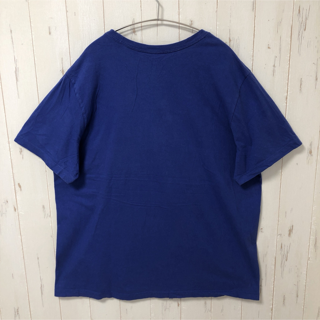 NIKE(ナイキ)のNIKE ナイキ ビッグプリント tシャツ 半袖 青 オーバーサイズ 海外古着 メンズのトップス(Tシャツ/カットソー(半袖/袖なし))の商品写真